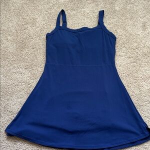Vitality Cloud Square neck Dress Navy Blue